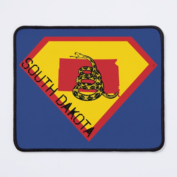 Item preview, SOUTH DAKOTAN SHIELD - Freedom Is The Superpower - Gadsden Snake Flag - Dont Tread On Me SUPERHERO SOUTH DAKOTA spellout design designed and sold by pelagio.