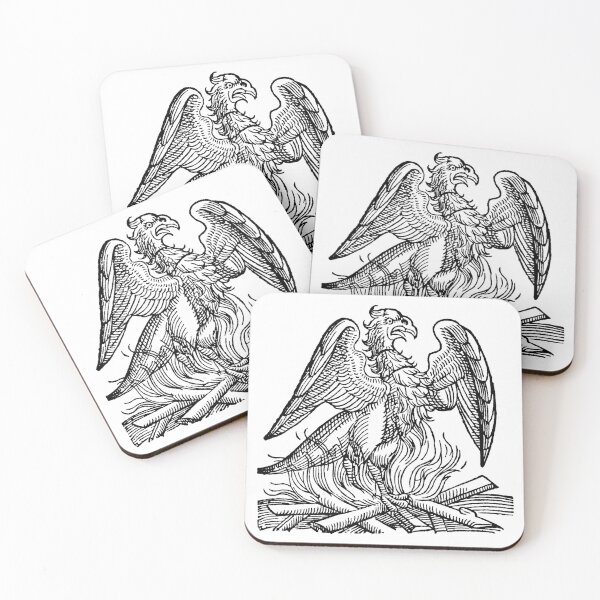 Item preview, Phoenix Woodcut designed and sold by Hedrin.