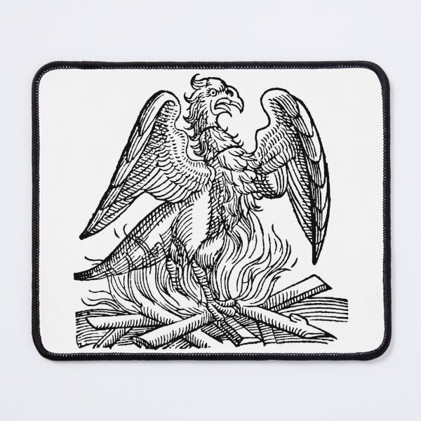 Item preview, Phoenix Woodcut designed and sold by Hedrin.