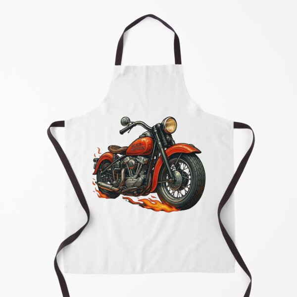 Item preview, Harley-Davidson EL Knucklehead Cartoon Realism | Classic V-Twin Legend with Bold Vintage Style designed and sold by MuscleCarTs.