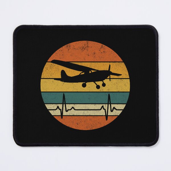 Item preview, Retro Airplane Heartbeat Pilot Aviation Gift Design designed and sold by haitrieuic96.