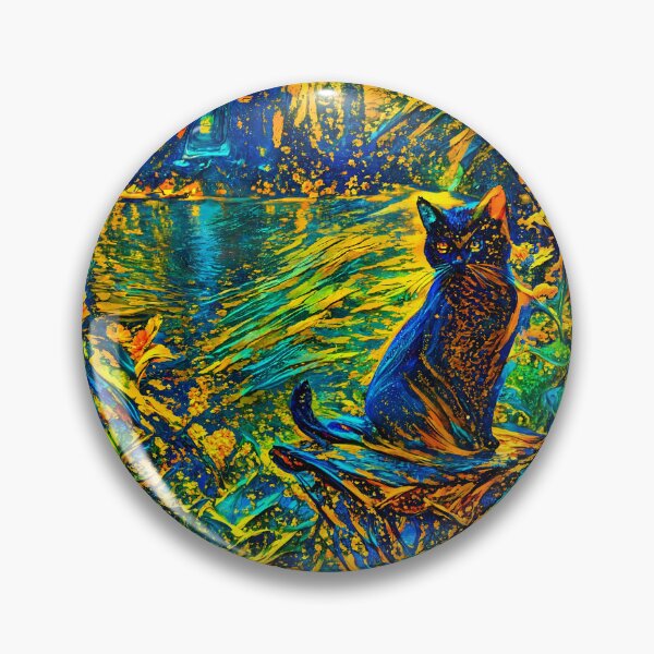 Item preview, Cat in the Valley of Golden Echoes designed and sold by blackhalt.