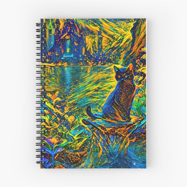 Item preview, Cat in the Valley of Golden Echoes designed and sold by blackhalt.