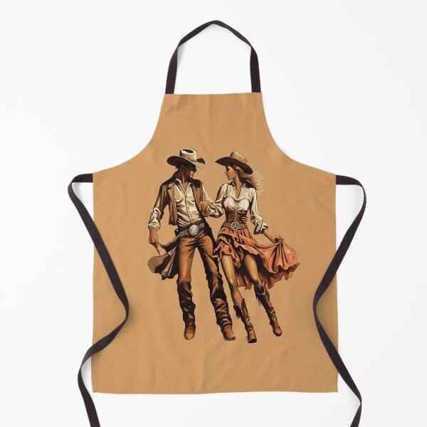 Item preview, "Western Rhythm: Cowboy and Cowgirl Dancing" designed and sold by Artisticanvas.
