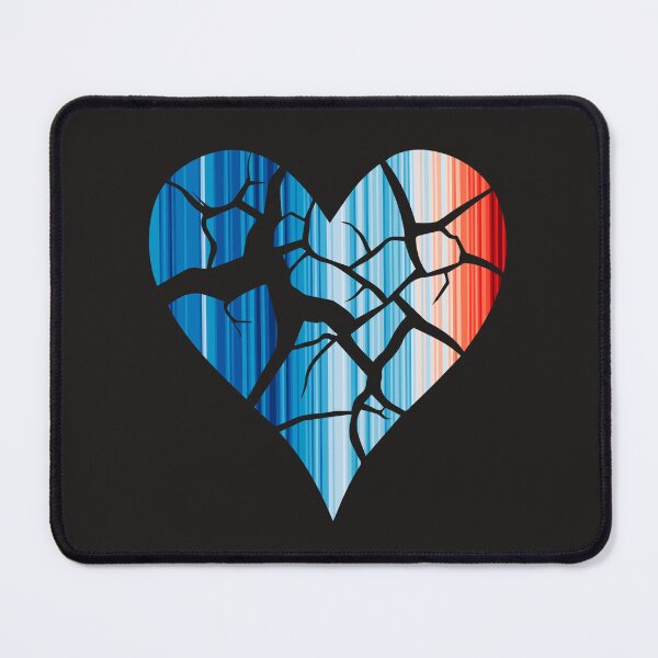 Item preview, Climate Change Stripes - Broken Heart designed and sold by Frank J. Art.