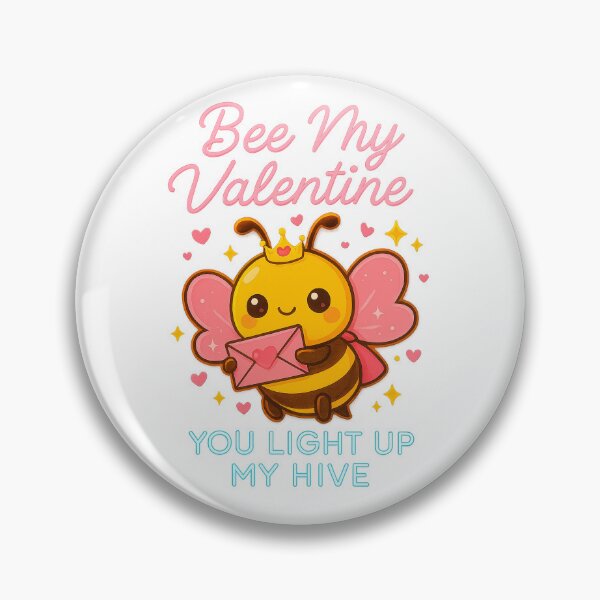 Item preview, Neon Bee Valentine With Heart Envelope designed and sold by dessertcruzing.