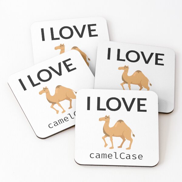 Item preview, I Love Camel Case designed and sold by stackovercool.