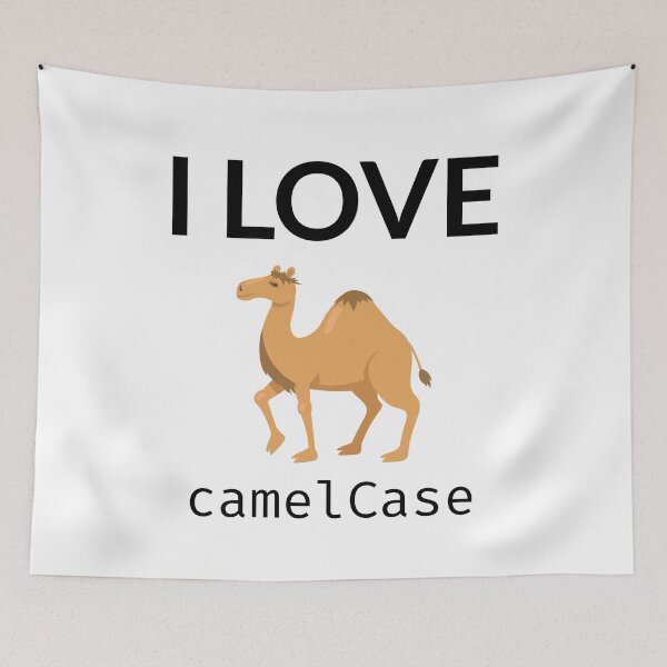 Item preview, I Love Camel Case designed and sold by stackovercool.