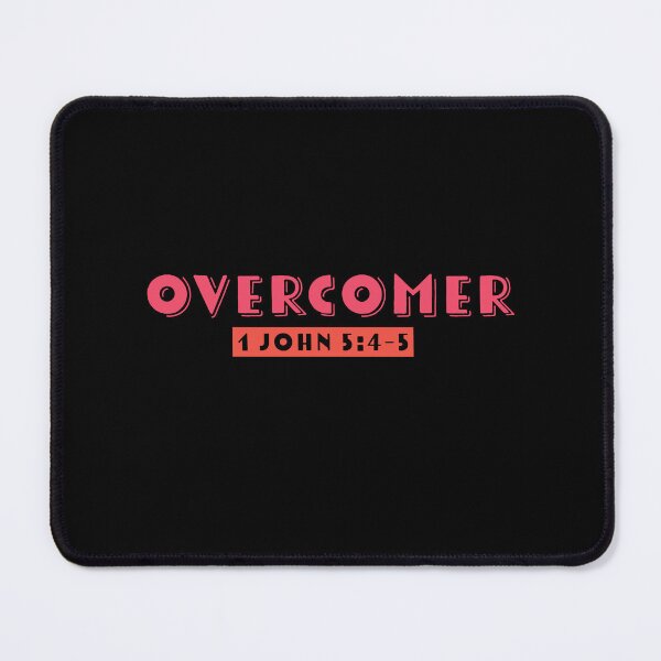 Item preview, Overcomer Inspired from 1 John 5:4-5 | Bible Verse | Inspirational Series #2 designed and sold by JirehKollezion.