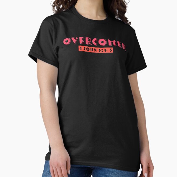 Item preview, Overcomer Inspired from 1 John 5:4-5 | Bible Verse | Inspirational Series #2 designed and sold by JirehKollezion.