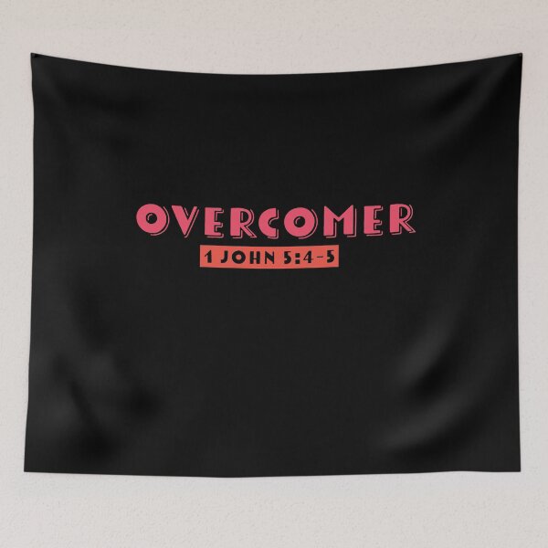 Item preview, Overcomer Inspired from 1 John 5:4-5 | Bible Verse | Inspirational Series #2 designed and sold by JirehKollezion.