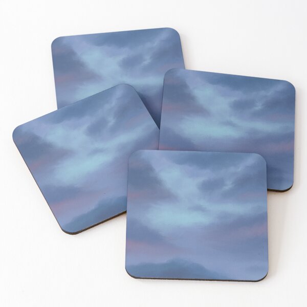 Item preview, Blue Cloudy Sky Painting designed and sold by Wallflowermori.