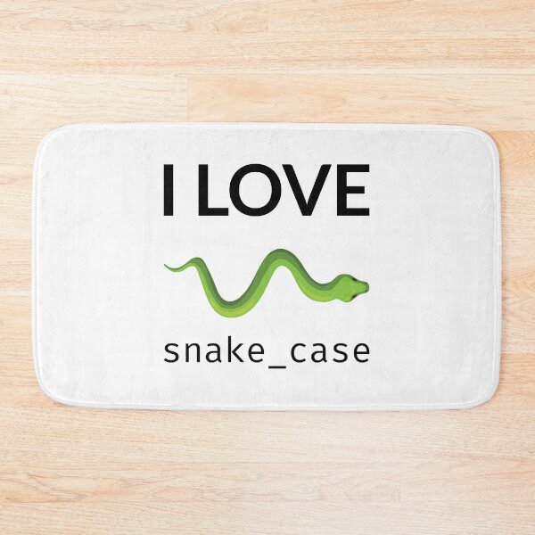 Item preview, I Love Snake Case designed and sold by stackovercool.