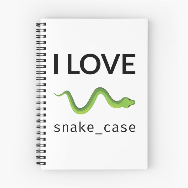 Item preview, I Love Snake Case designed and sold by stackovercool.