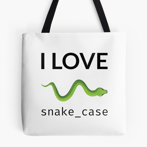 Item preview, I Love Snake Case designed and sold by stackovercool.