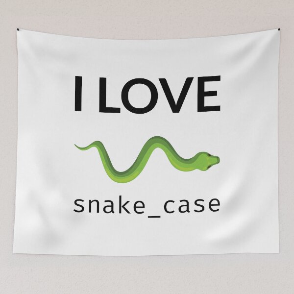 Item preview, I Love Snake Case designed and sold by stackovercool.