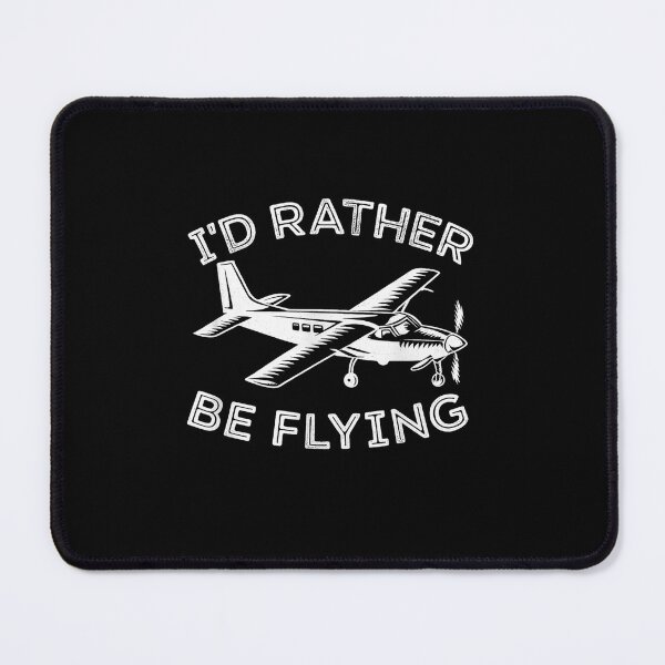 Item preview, I'd Rather Be Flying Vintage Airplane Retro Typography designed and sold by haitrieuic96.