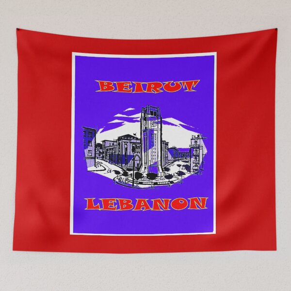 Item preview, BEIRUT LEBANON ; Vintage Travel Advertising Print designed and sold by posterbobs.