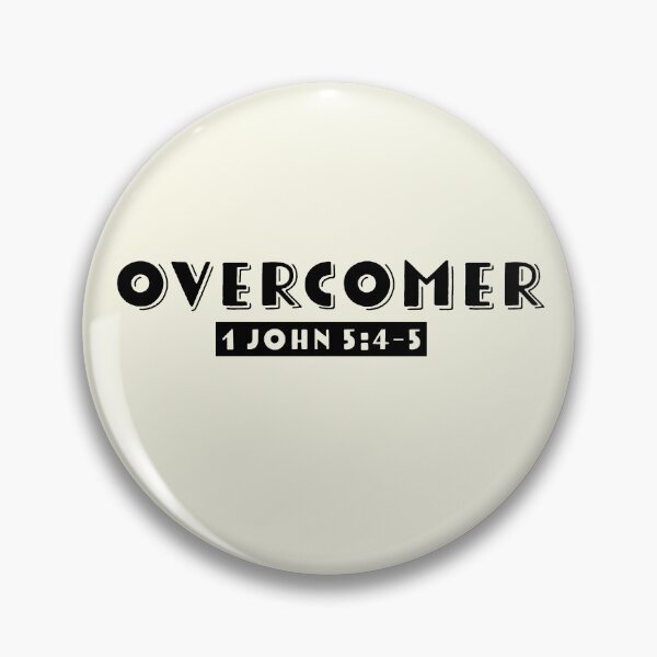 Item preview, Overcomer Inspired from 1 John 5:4-5 | Bible Verse | Inspirational Series #1 designed and sold by JirehKollezion.