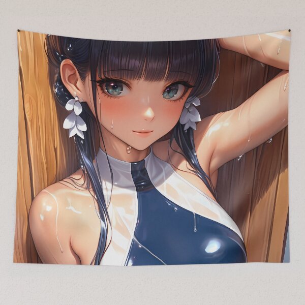 Item preview, Noshiro Azur Lane Wet Gym Uniform Fantasy Vibe Summer Anime Girl designed and sold by mildaclairmo.