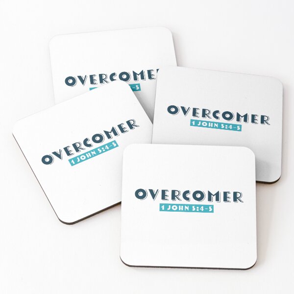 Item preview, Overcomer Inspired from 1 John 5:4-5 | Bible Verse | Inspirational Series #3 designed and sold by JirehKollezion.