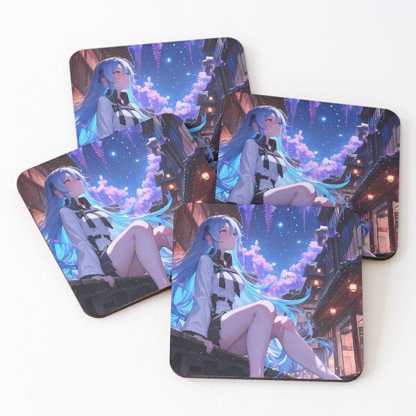 Item preview, Esdeath Akame Ga Kill Anime Moonlit Wisteria Elegance designed and sold by mildaclairmo.