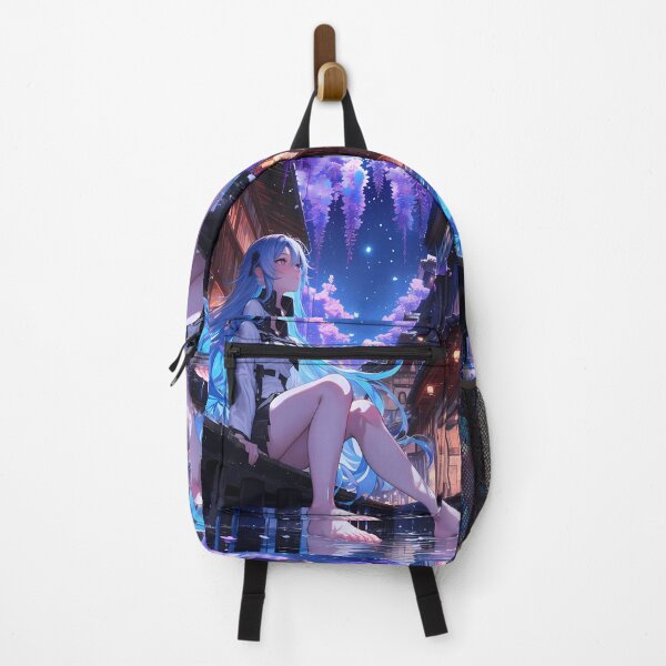 Item preview, Esdeath Akame Ga Kill Anime Moonlit Wisteria Elegance designed and sold by mildaclairmo.