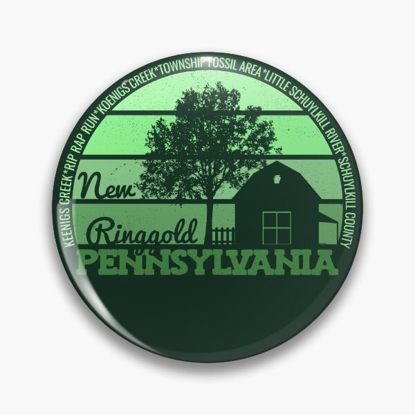 Item preview, New Ringgold Pennsylvania Sunset Retro Vintage Local Pride Logo designed and sold by CRHPOD20.