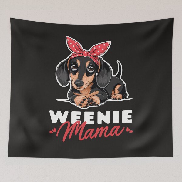 Artikelvorschau, Weenie Mama Dackel Weiner Hund Mama Papa Hundeliebhaber Besitzer entworfen und verkauft von BeyondTe.