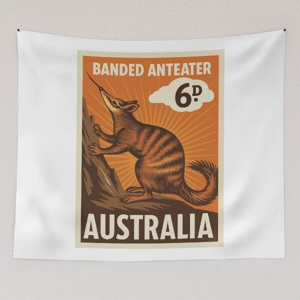 Item preview, Australia Banded Anteater Postage Stamp designed and sold by retrographics.