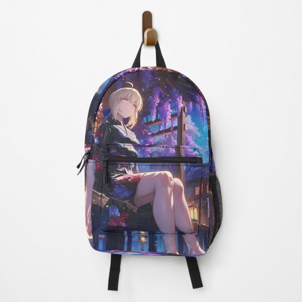 Item preview, Saber Alter Fate Stay Night Anime Moonlit Wisteria Pavilion designed and sold by mildaclairmo.