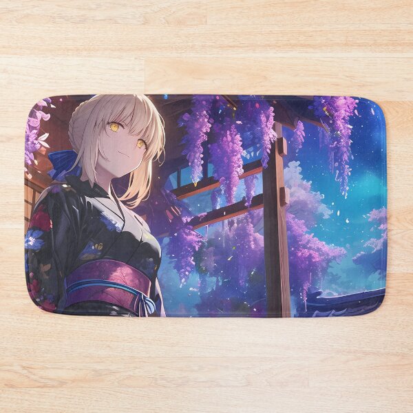 Item preview, Saber Alter Fate Stay Night Anime Moonlit Wisteria Pavilion designed and sold by mildaclairmo.