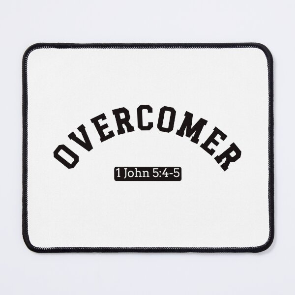 Item preview, Overcomer Inspired from 1 John 5:4-5 | Bible Verse | Inspirational Series #4 designed and sold by JirehKollezion.