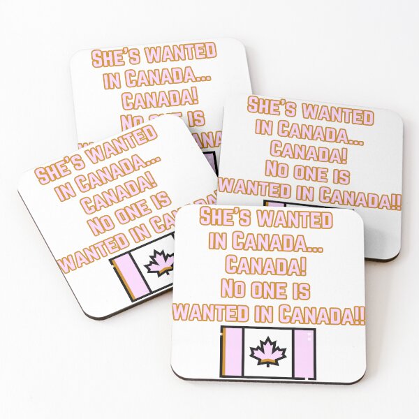 Item preview, New Girl Quote 'Wanted in Canada' designed and sold by WebbysDesigns.