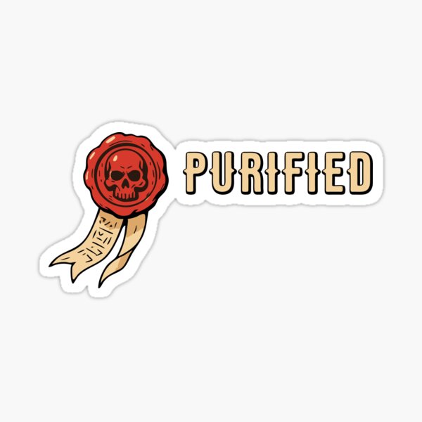 Purified Ofuda Seals Wargaming Sticker