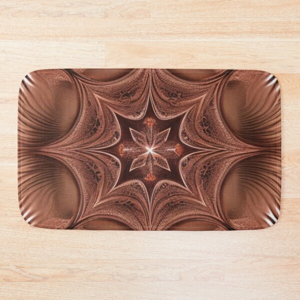 Item preview, Copper Star Mandala – Elegant Flowing Abstract Geometric Art designed and sold by Harmonic_Layers.