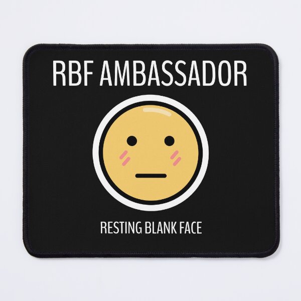 Item preview, RBF EMBASSADOR- RESTING BLANK FACE designed and sold by Moso1879.