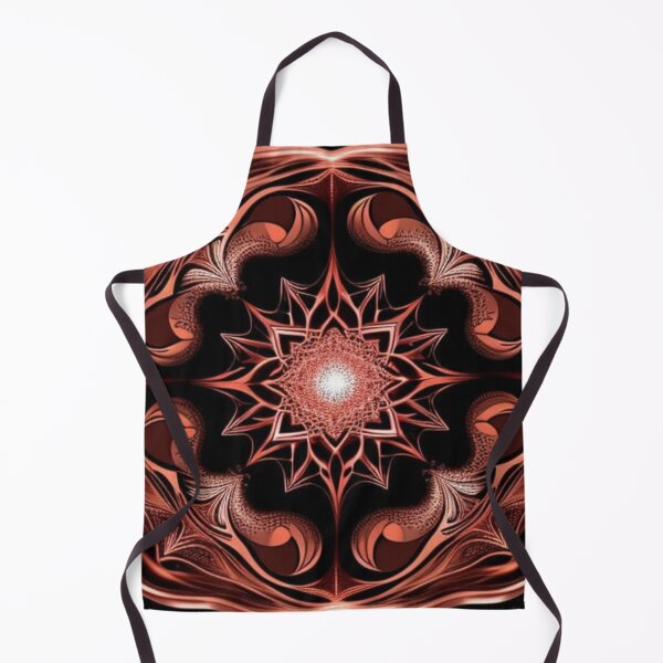 Item preview, Radiant Copper Mandala – Hypnotic Curves & Abstract Symmetry Art designed and sold by Harmonic_Layers.