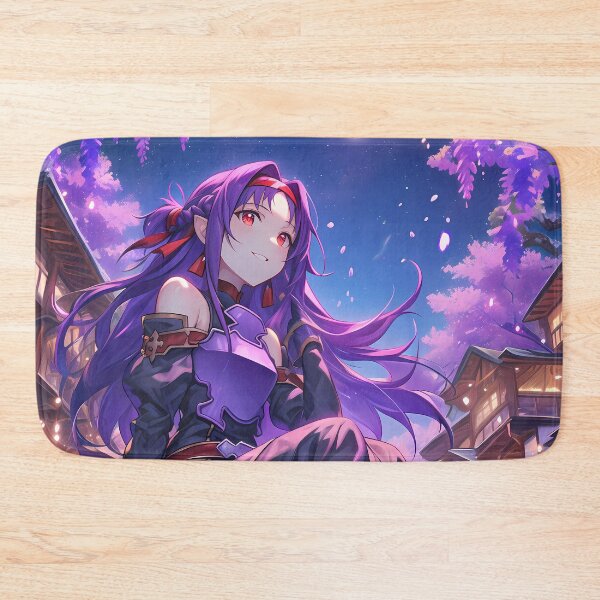 Item preview, Yuuki Sword Art Online Anime Floral Yukata Moonlight designed and sold by earlobejerk.