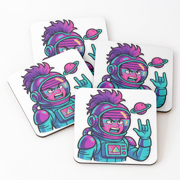 Item preview, Space Rebel Throwing Horns designed and sold by Throwback Trends.