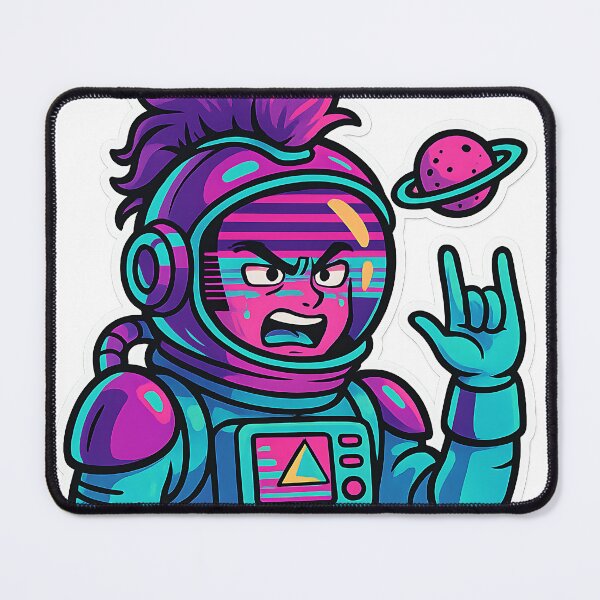 Item preview, Space Rebel Throwing Horns designed and sold by Throwback Trends.