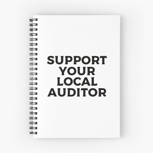 Item preview, Support Your Local Auditor designed and sold by teesaurus.