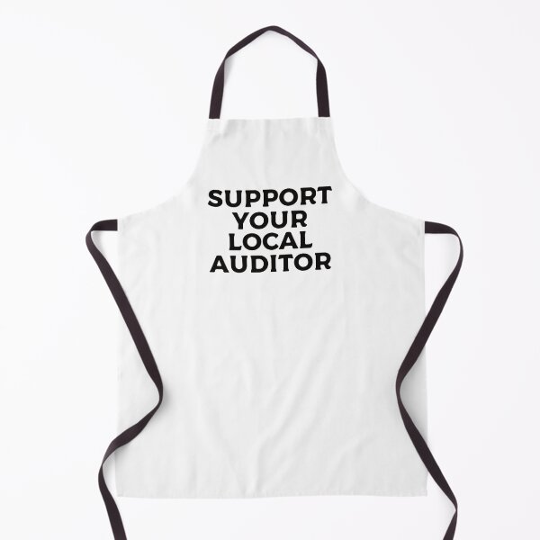 Item preview, Support Your Local Auditor designed and sold by teesaurus.