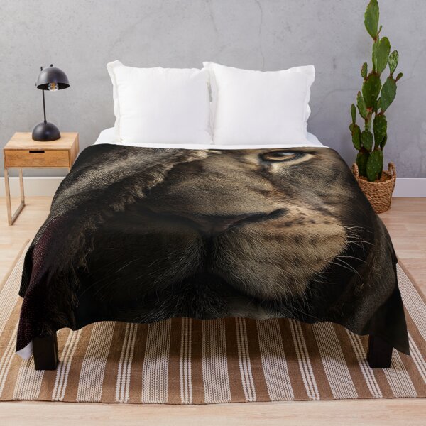 Item preview, Stunning lion draped in a weathered American flag print designed and sold by dcrc.