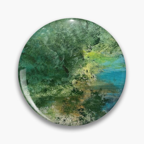 Item preview, Abstract riverside landscape designed and sold by RebeccaMaggsArt.