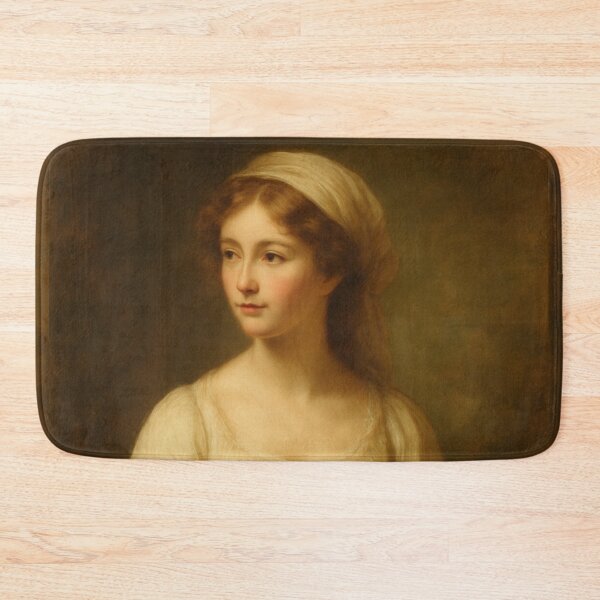 Item preview, Vintage Portrait of Woman in Ivory Dress – 19th Century Style designed and sold by CARRAANN.
