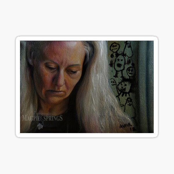 Item preview, A Small World Self Portrait by Avril Thomas designed and sold by AvrilThomasart.