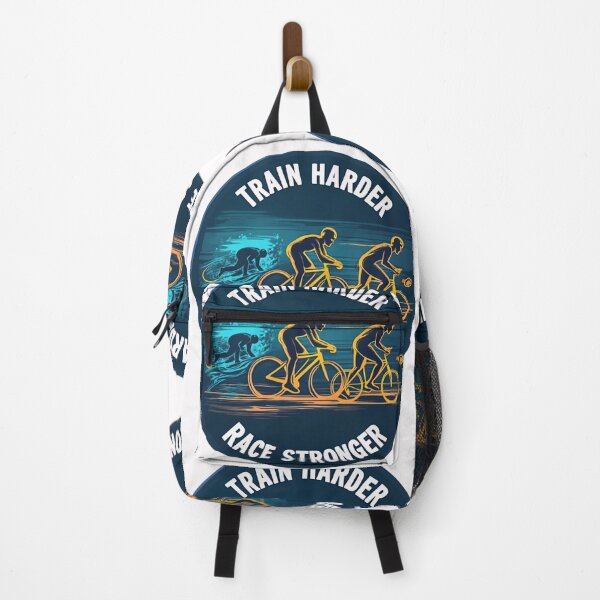 Item preview, Train Harder, Race Stronger – Triathlon Power Badge designed and sold by Triathlongram.