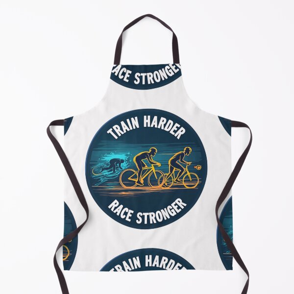 Item preview, Train Harder, Race Stronger – Triathlon Power Badge designed and sold by Triathlongram.