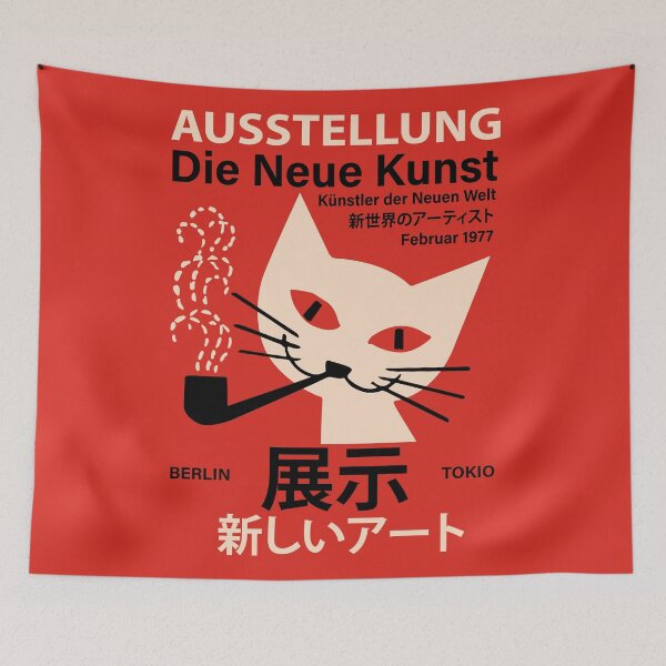 Item preview, Framed, and Canvas Print, German Japanese Exhibition Poster - Striking design -Poster designed and sold by CrinoSwice.
